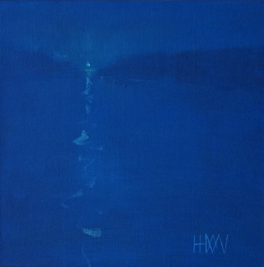 Moon dance- 18x18cm / Oil painting on canvas panel