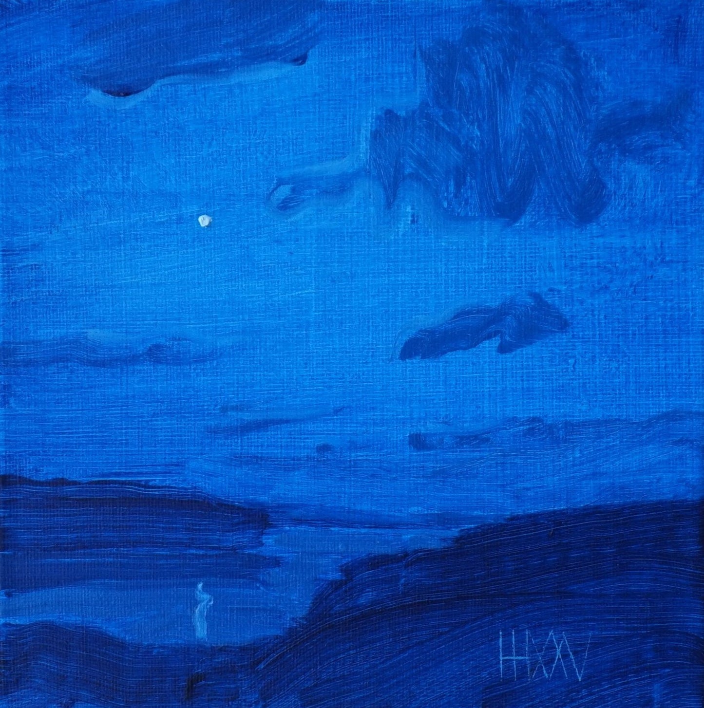 Momentum- 18x18cm / Oil painting on canvas panel