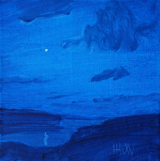 Momentum- 18x18cm / Oil painting on canvas panel