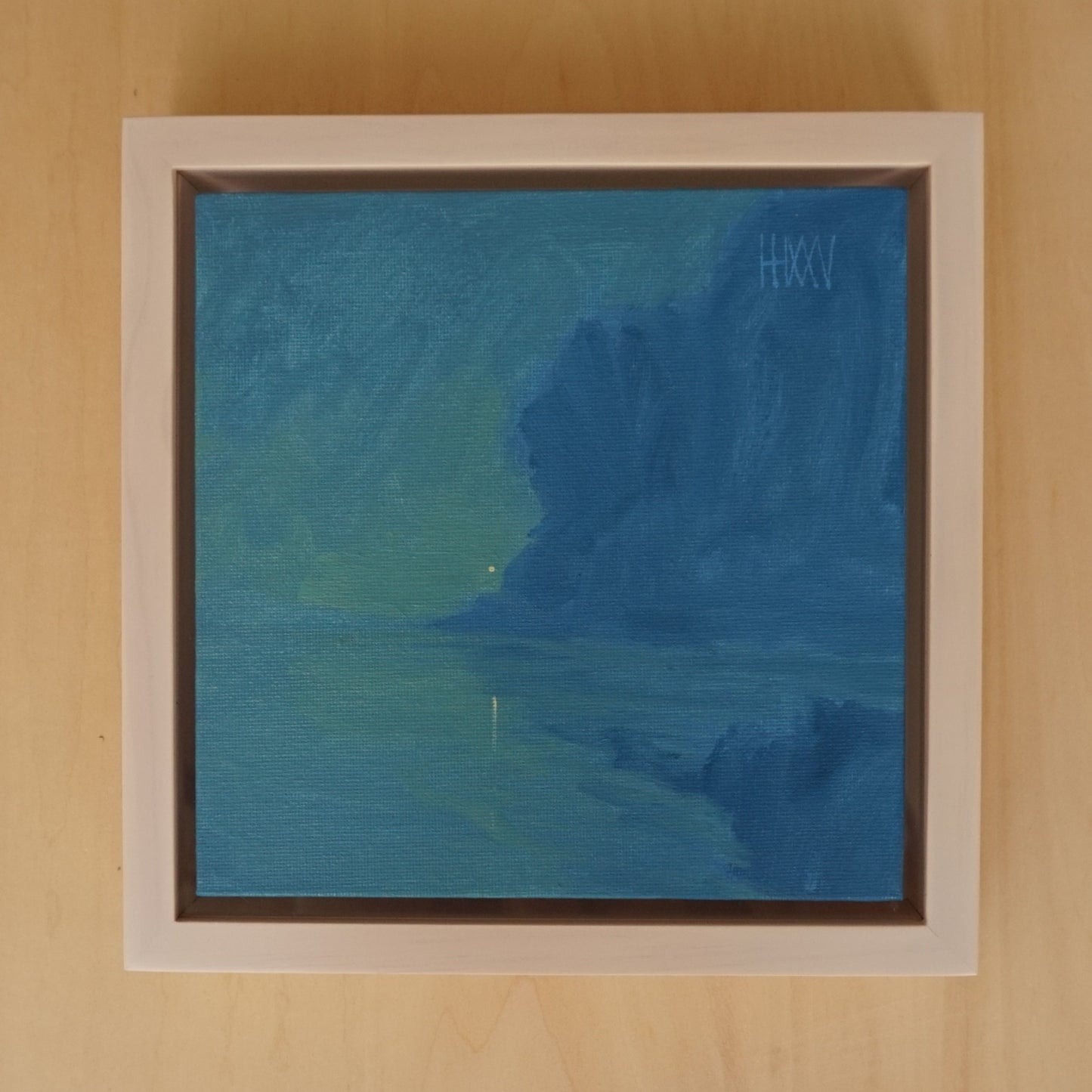 Before Time- 18x18cm / Oil painting on canvas panel