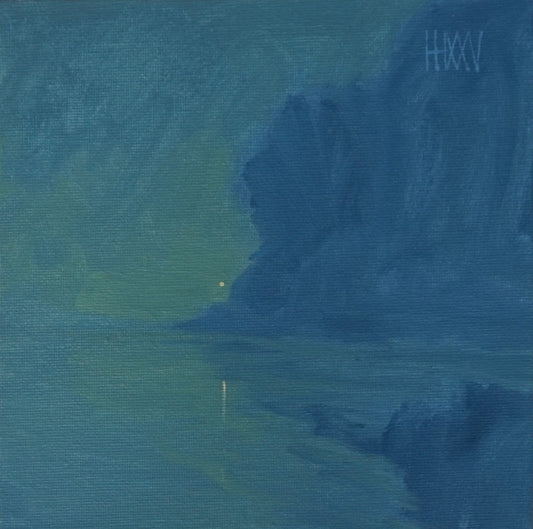 Before Time- 18x18cm / Oil painting on canvas panel