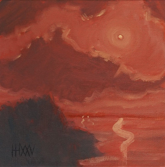 Romance- 15x15cm / Oil painting on canvas panel