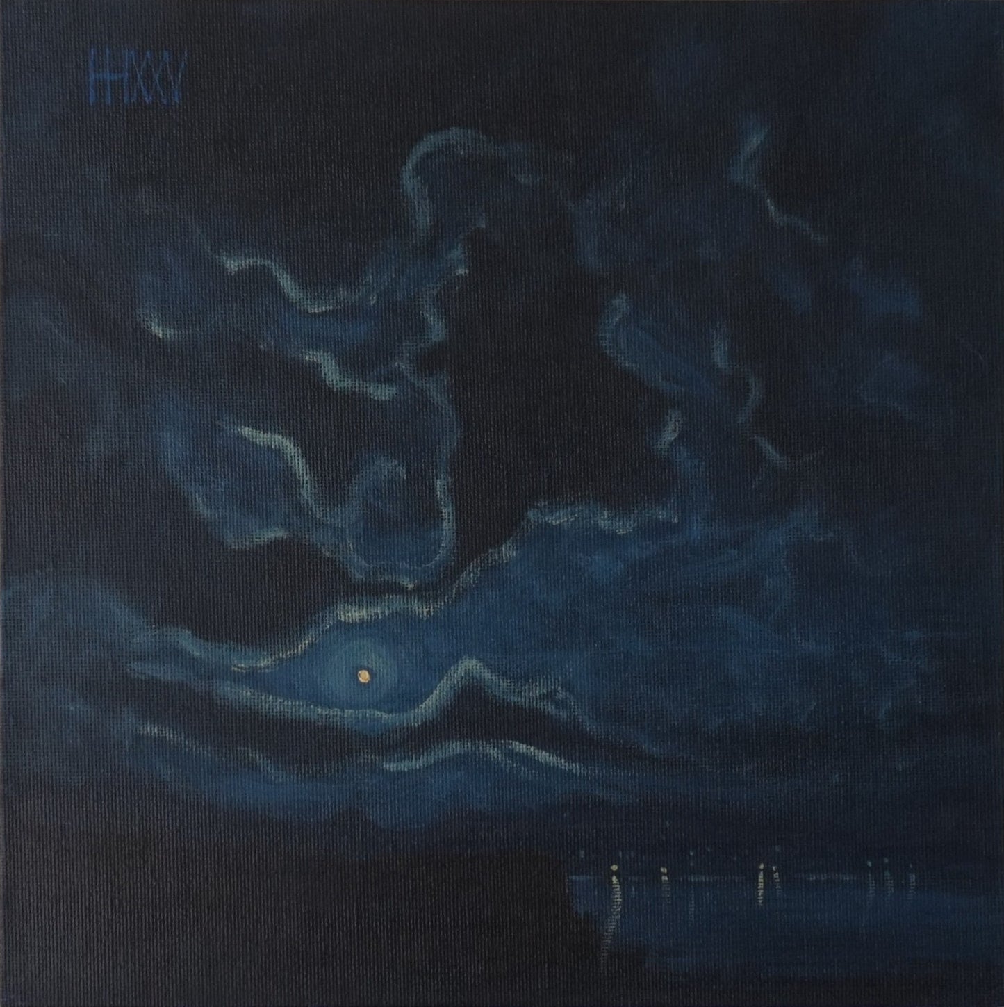 Creatures of the sky- 25.5x25.5cm / Oil painting on canvas panel