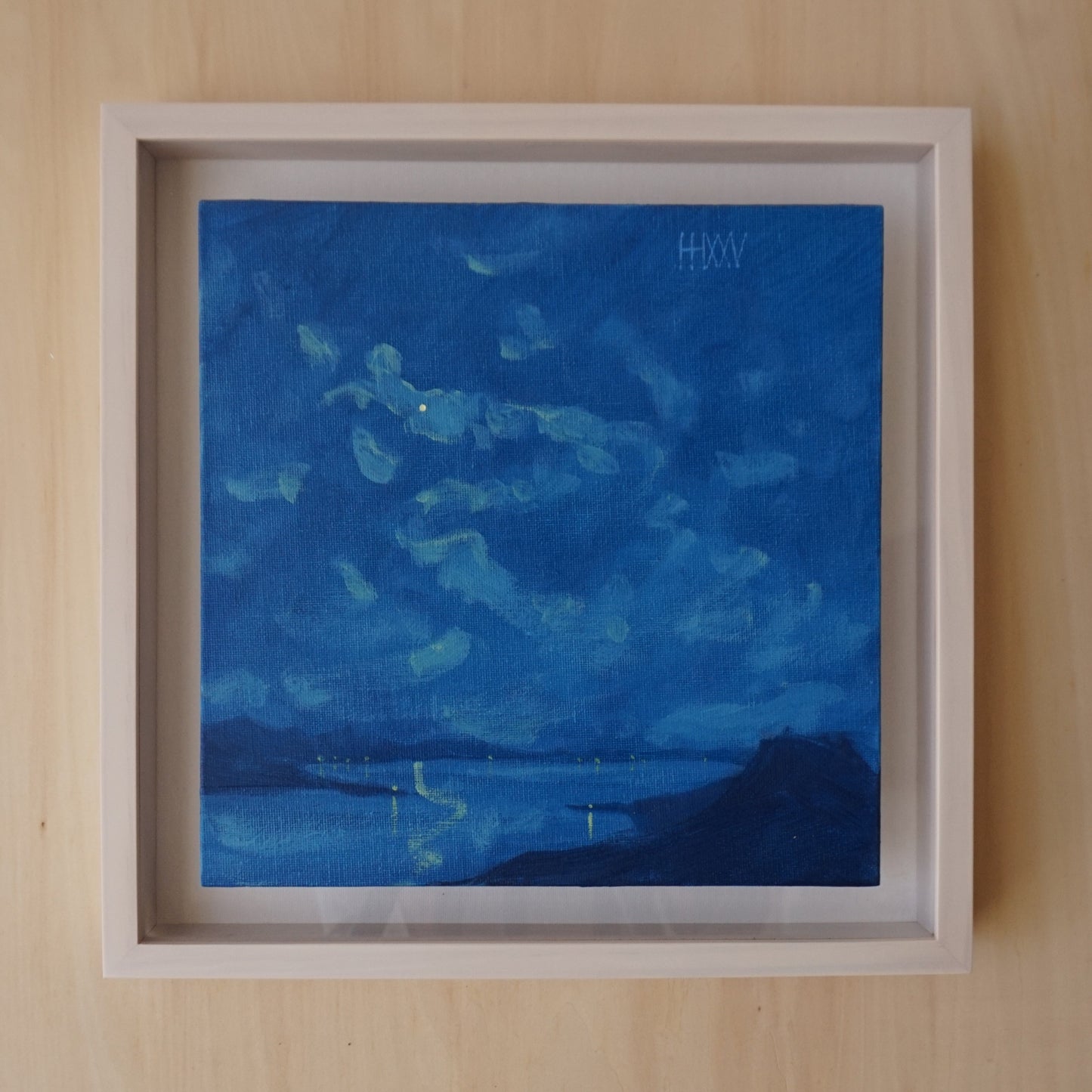 Compliments - 25.5x25.5cm / Oil painting on canvas panel