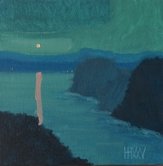 Influence- 18x18cm / Oil painting on canvas panel