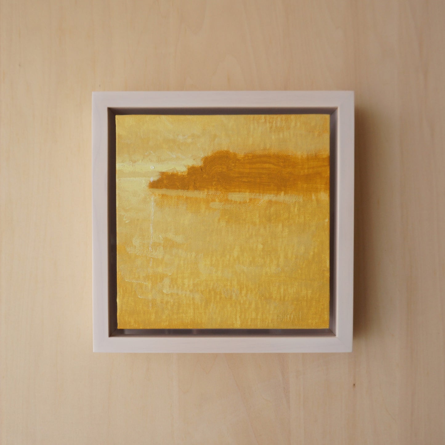 Dappled in Gold- 18x18cm / Oil painting on canvas panel