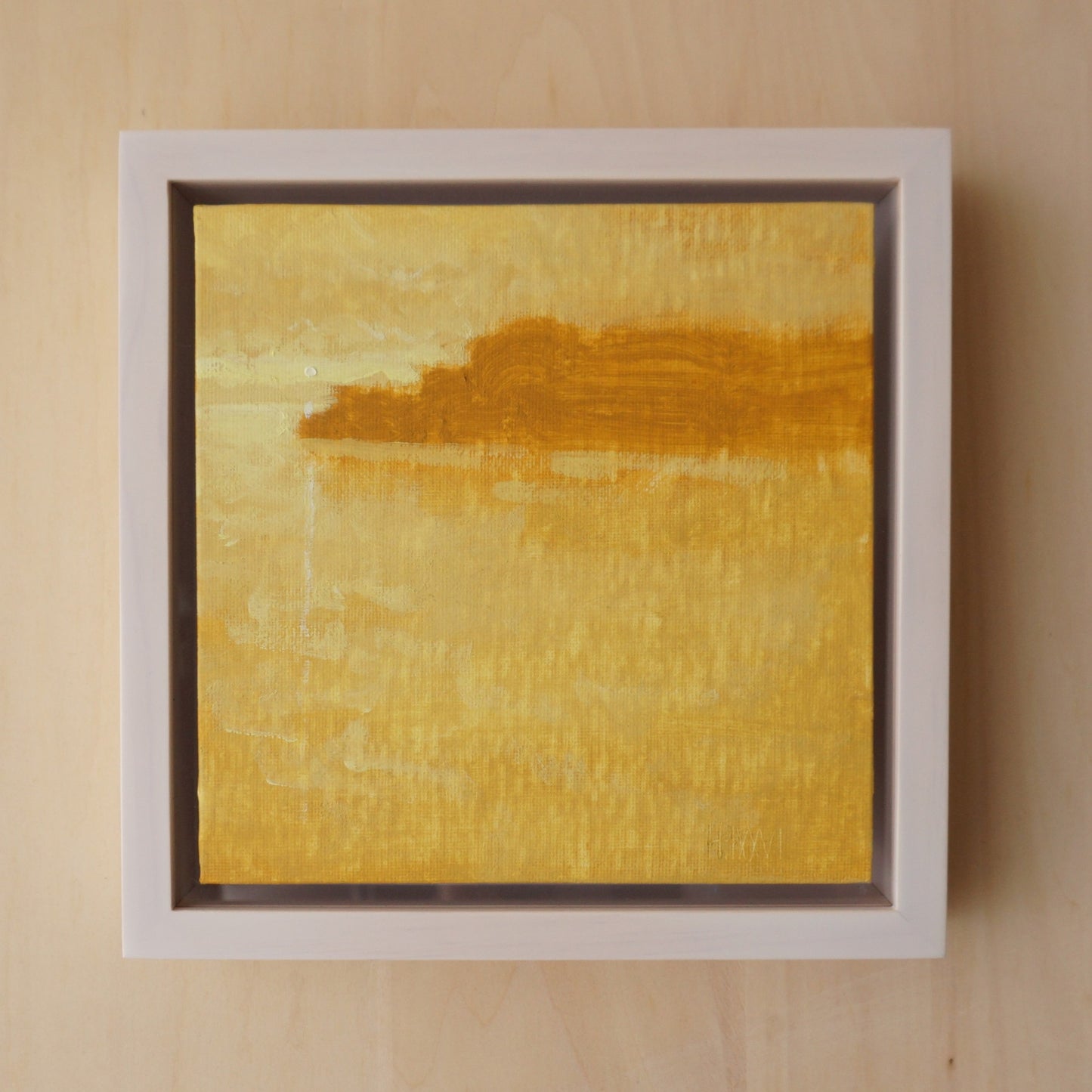 Dappled in Gold- 18x18cm / Oil painting on canvas panel