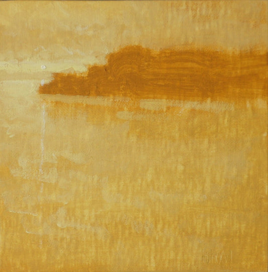 Dappled in Gold- 18x18cm / Oil painting on canvas panel