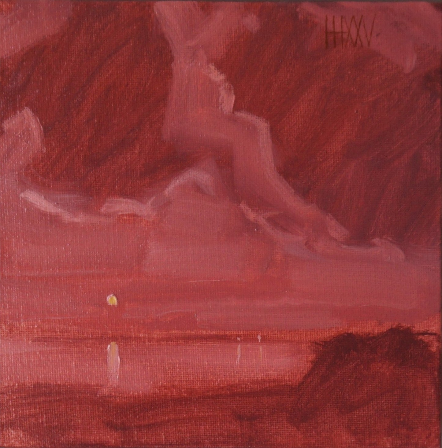 A Quiet Moment- 18x18cm / Oil painting on canvas panel