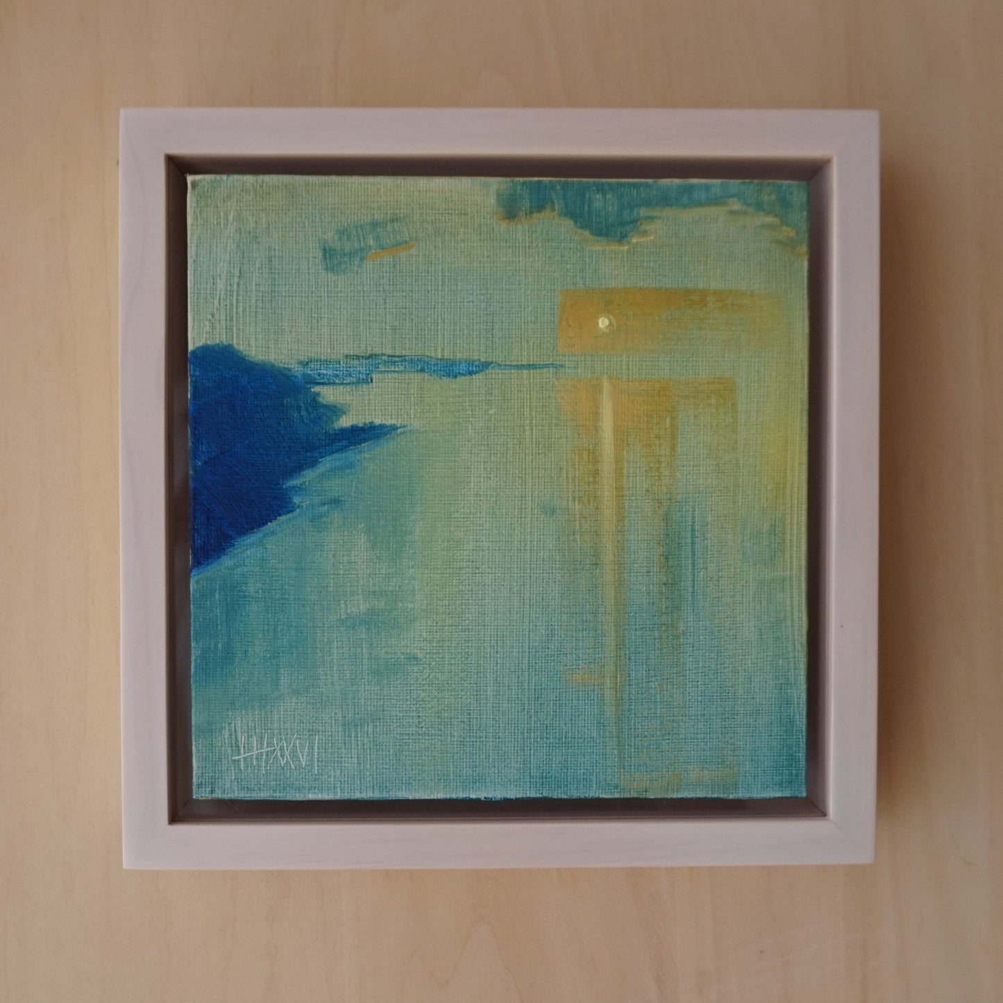 Weightless- 18x18cm / Oil painting on canvas panel