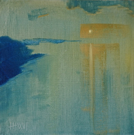Weightless- 18x18cm / Oil painting on canvas panel