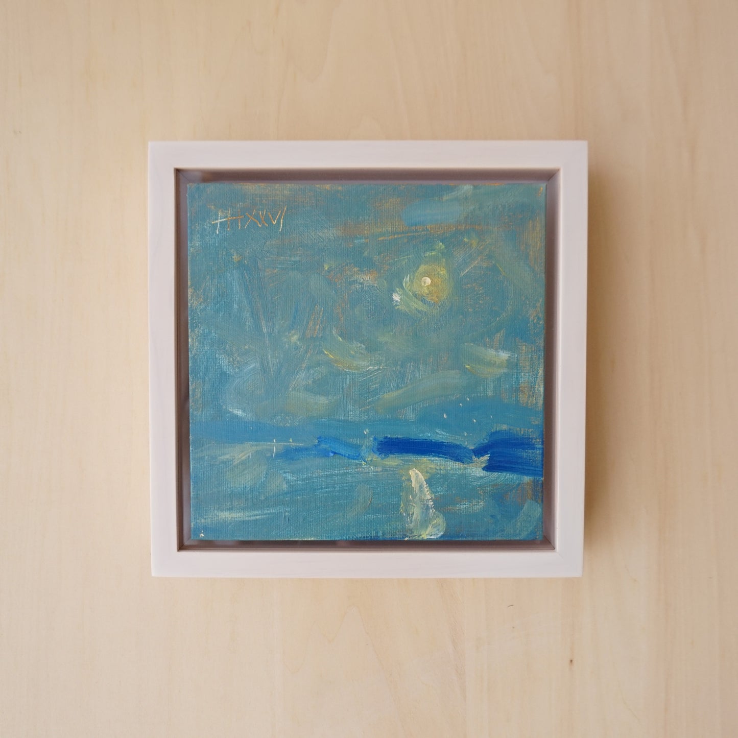 Universal energy- 18x18cm / Oil painting on canvas panel