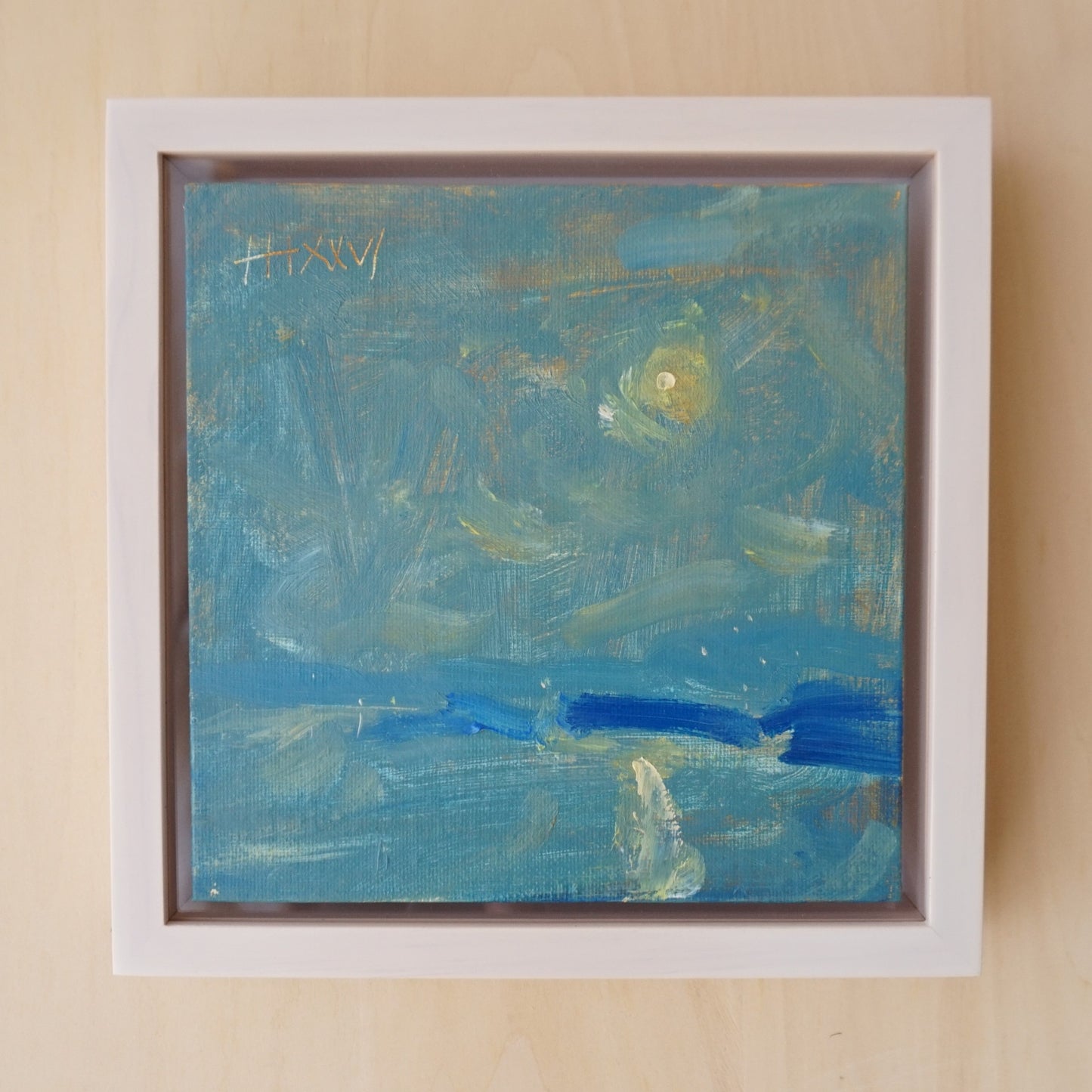 Universal energy- 18x18cm / Oil painting on canvas panel