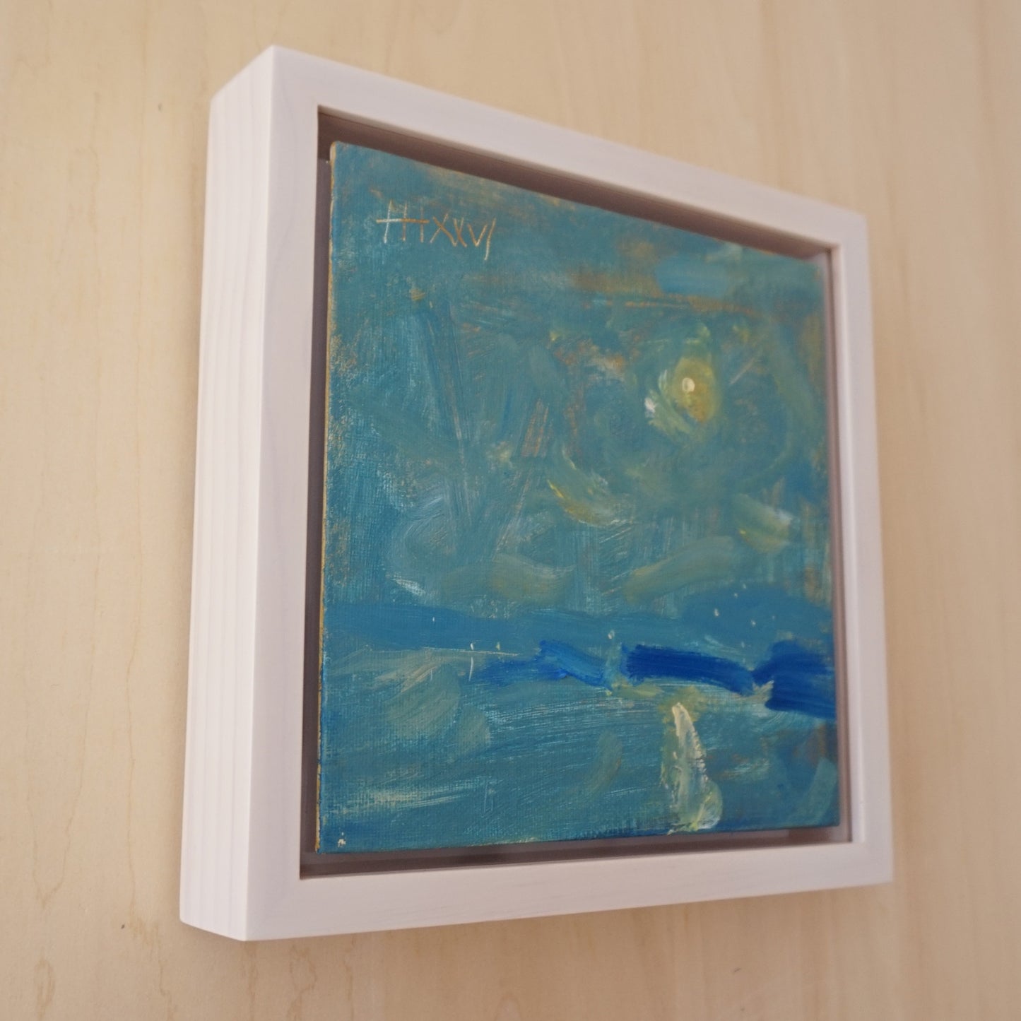 Universal energy- 18x18cm / Oil painting on canvas panel