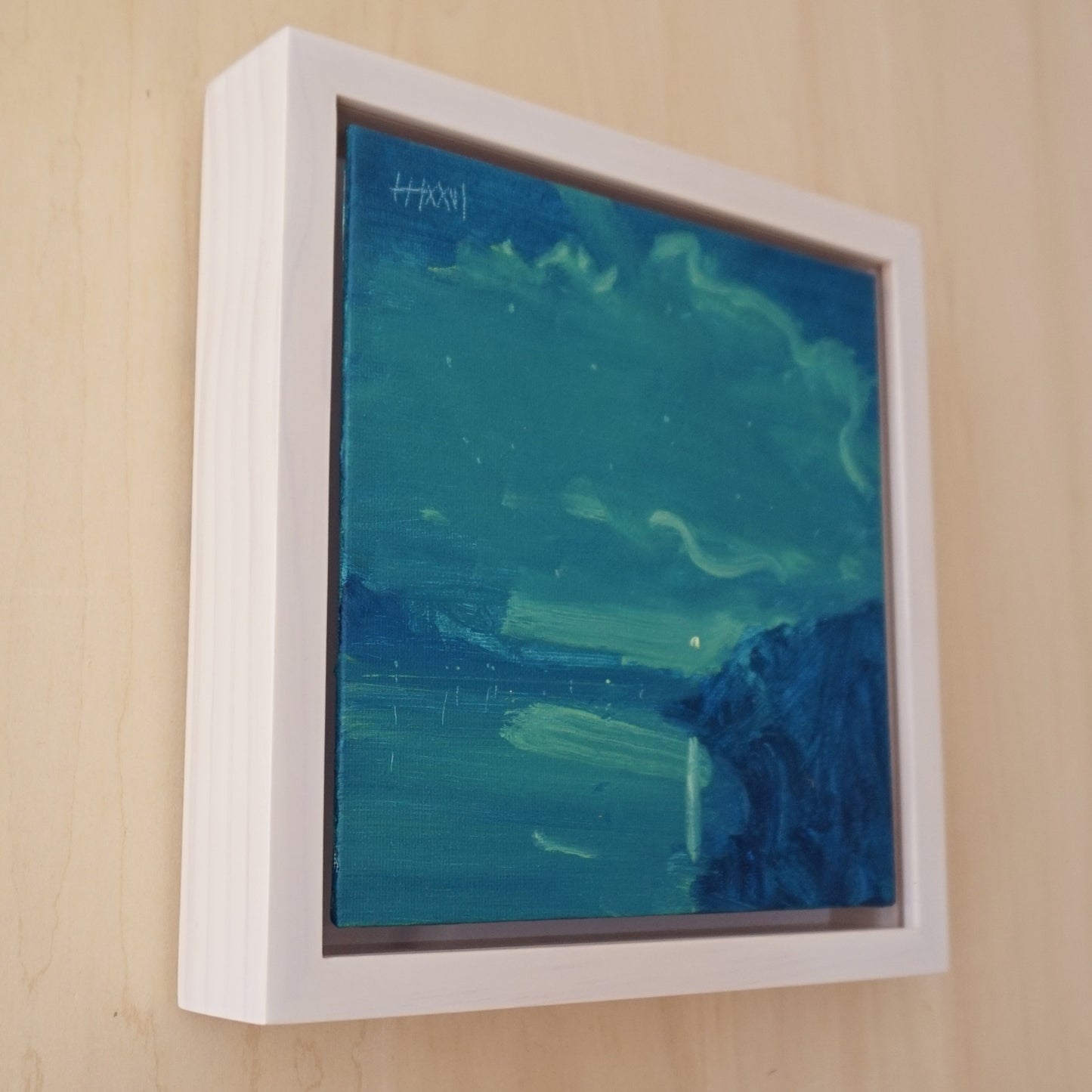 Time for the show- 18x18cm / Oil painting on canvas panel