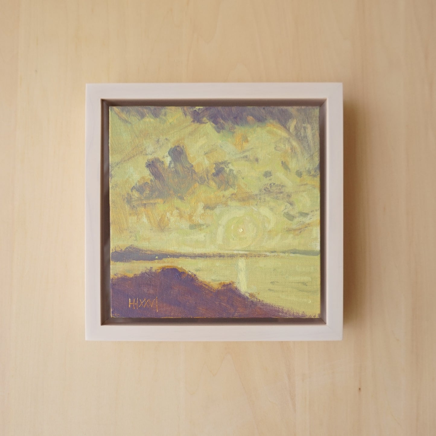 As the World Turns- 18x18cm / Oil painting on canvas panel