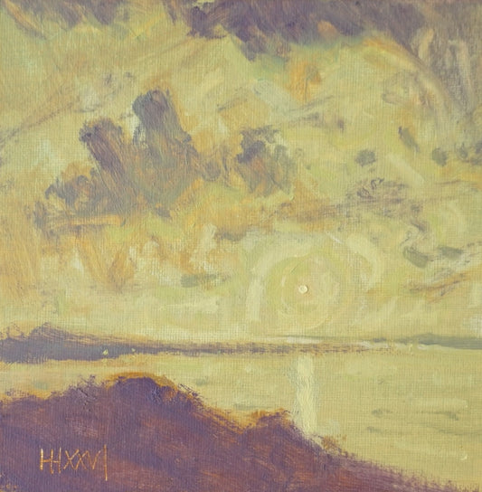 As the World Turns- 18x18cm / Oil painting on canvas panel