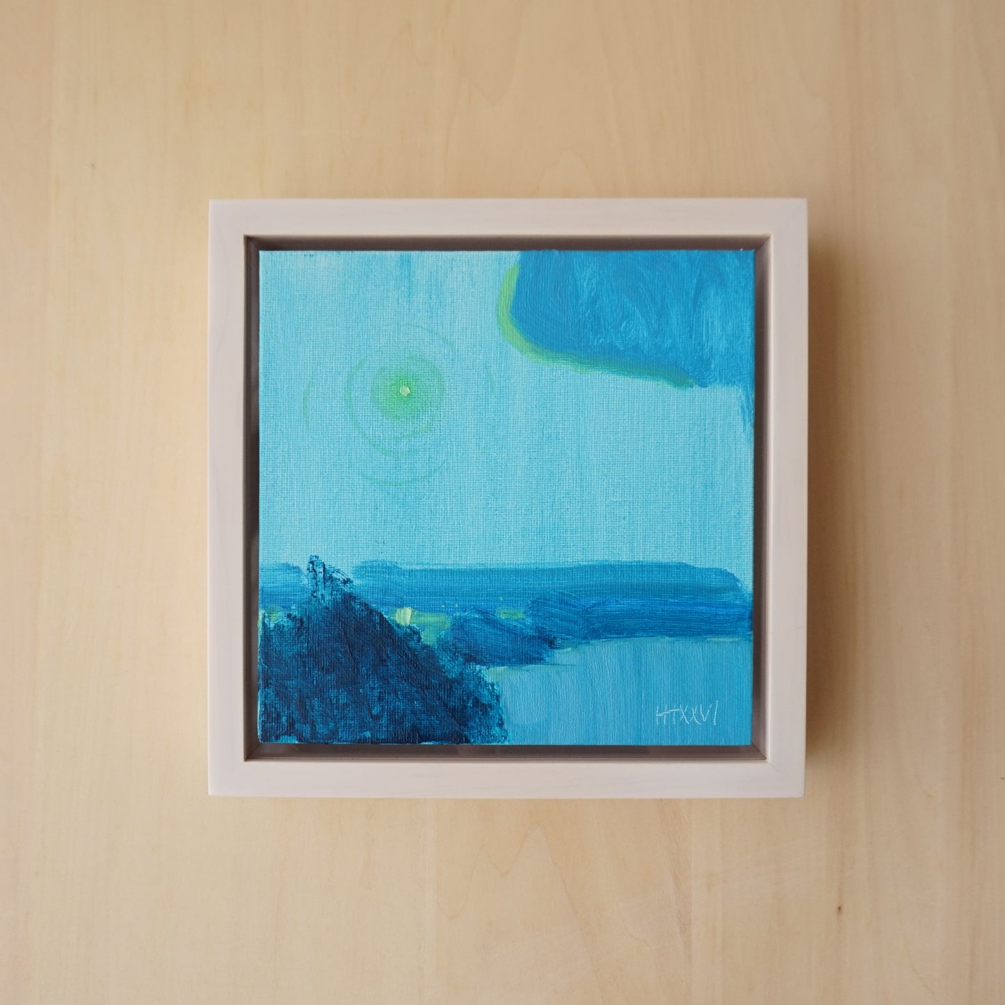 The Other Side 18x18cm / Oil painting on canvas panel