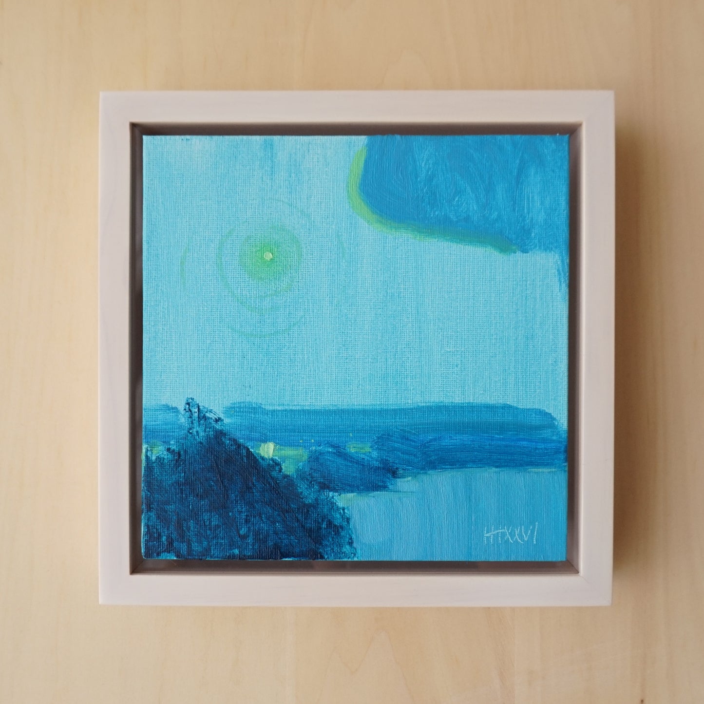 The Other Side 18x18cm / Oil painting on canvas panel