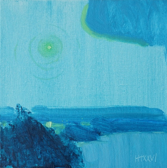 The Other Side 18x18cm / Oil painting on canvas panel