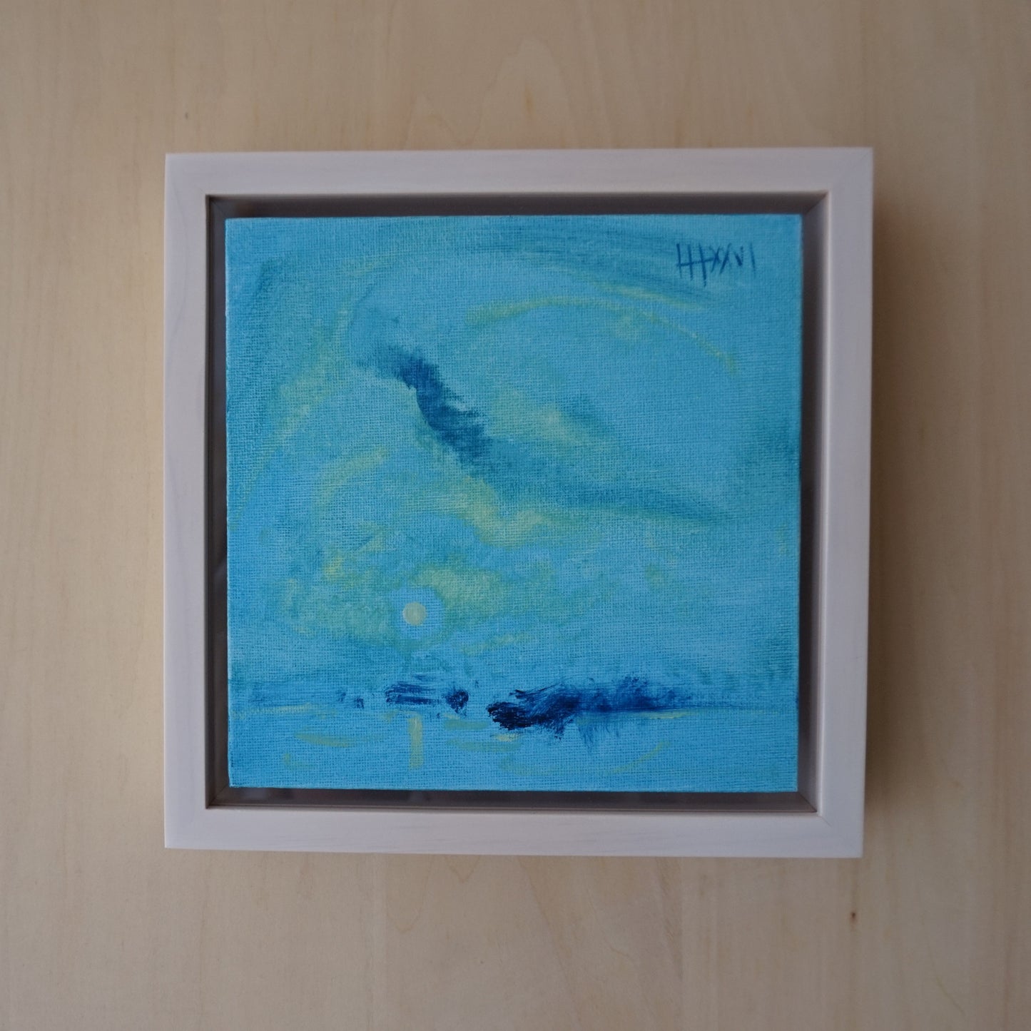Cycle 18x18cm / Oil painting on canvas panel