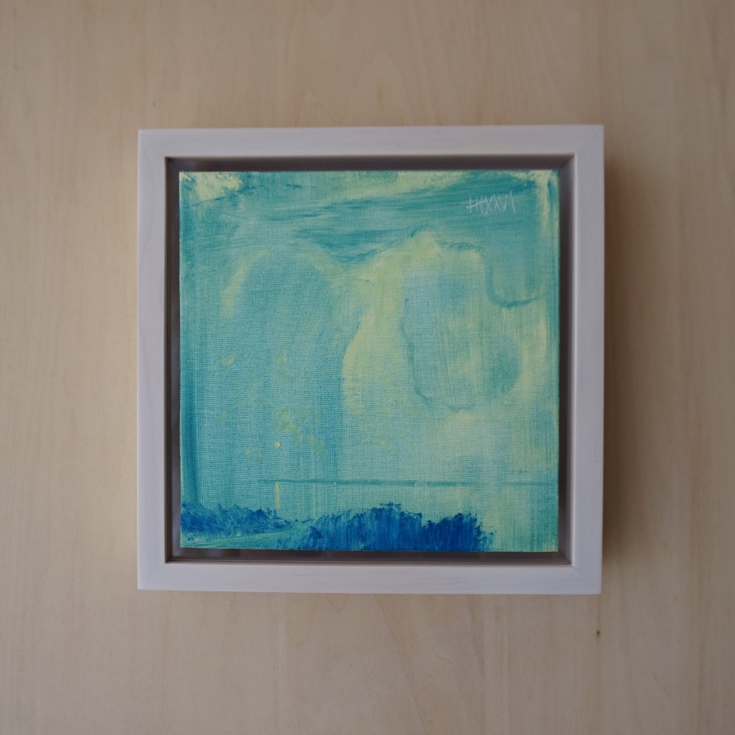 Summer Rains 18x18cm / Oil painting on canvas panel
