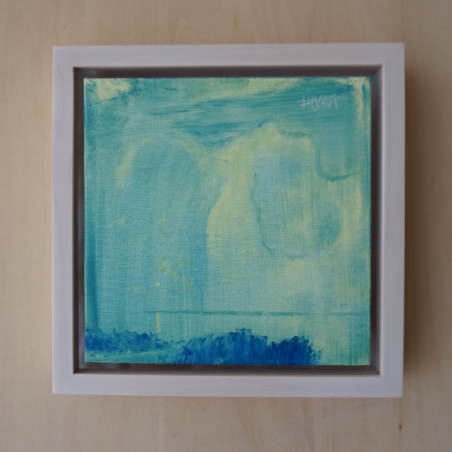 Summer Rains 18x18cm / Oil painting on canvas panel