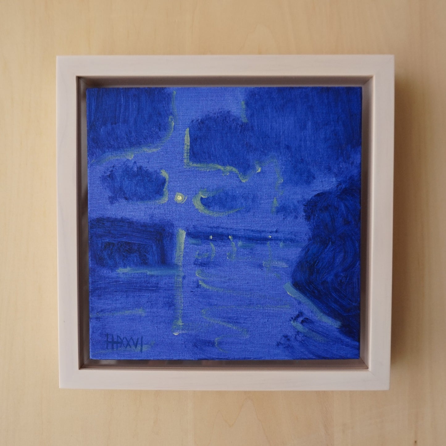 Symphony 18x18cm / Oil painting on canvas panel