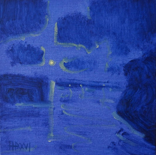 Symphony 18x18cm / Oil painting on canvas panel