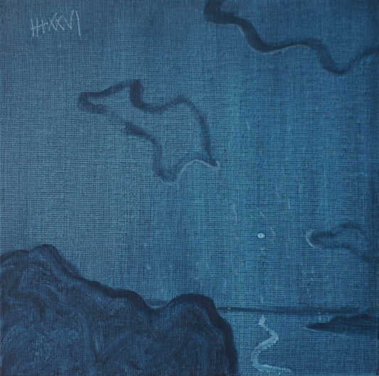 See Through 18x18cm / Oil painting on canvas panel