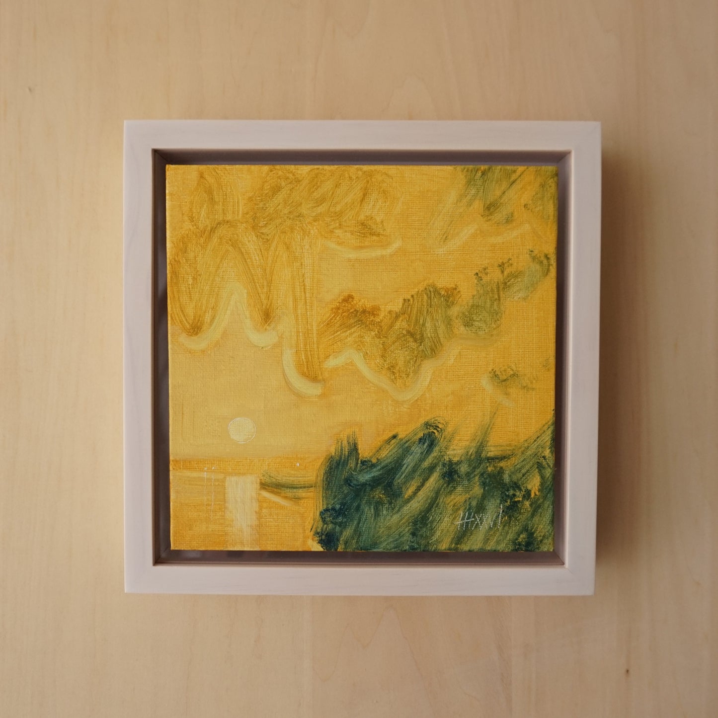 Glory 18x18cm / Oil painting on canvas panel