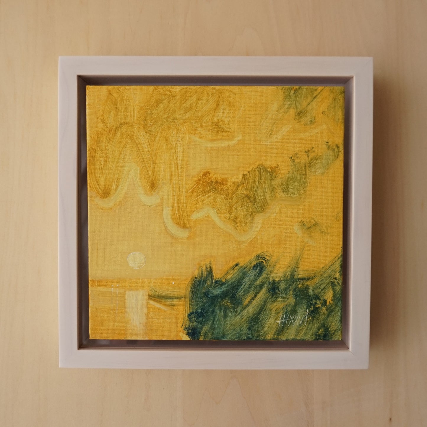 Glory 18x18cm / Oil painting on canvas panel