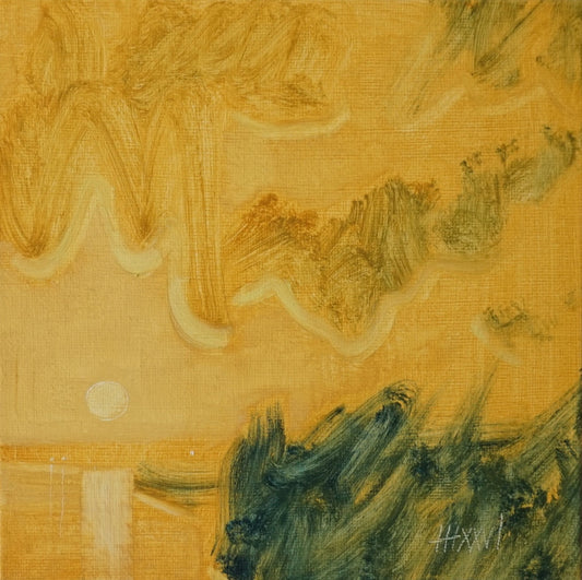 Glory 18x18cm / Oil painting on canvas panel