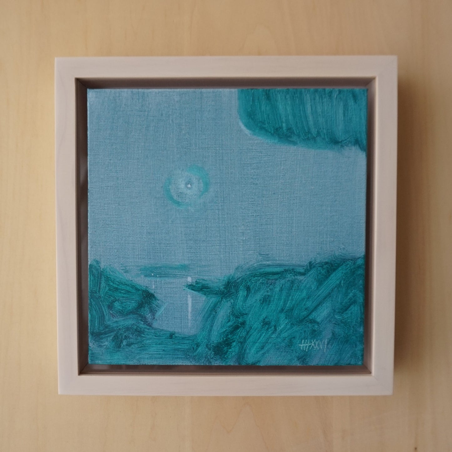 Unity 18x18cm / Oil painting on canvas panel