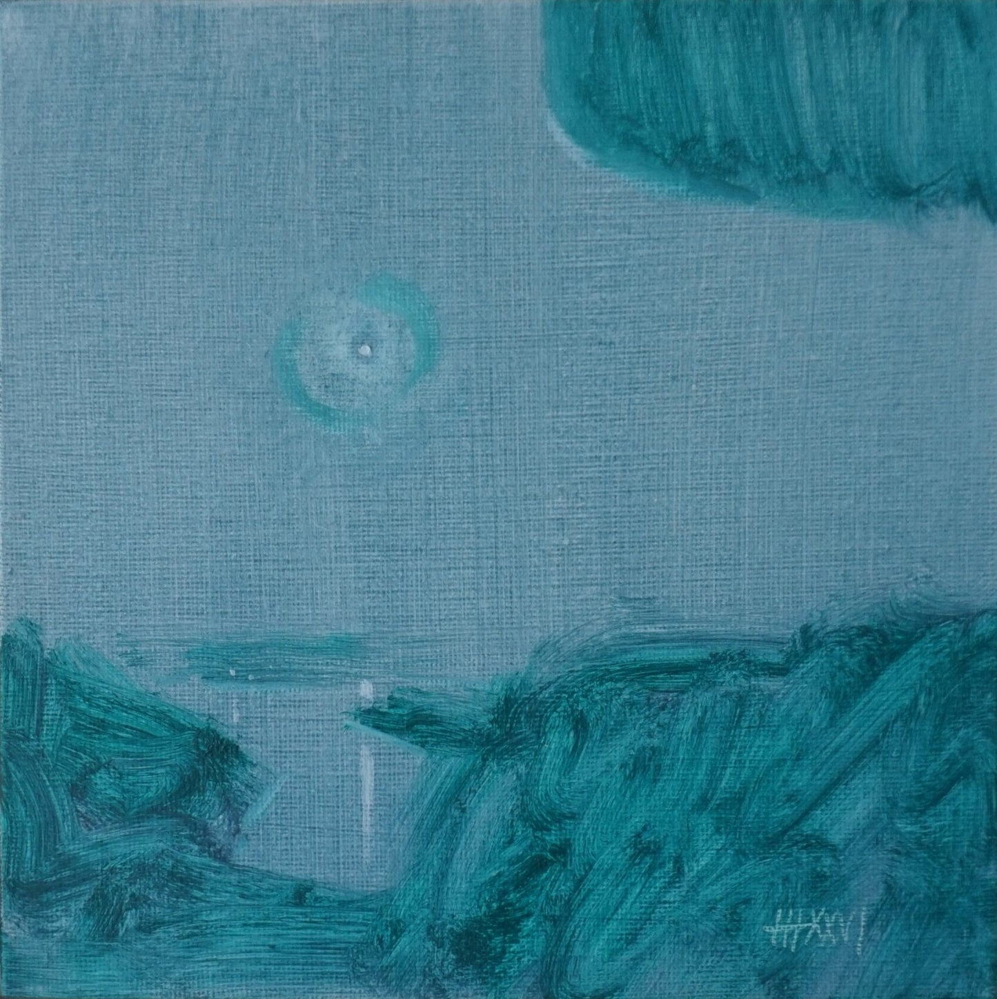Unity 18x18cm / Oil painting on canvas panel