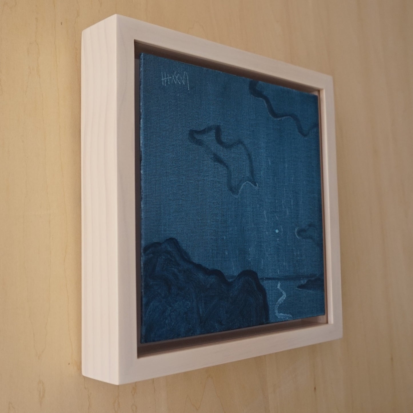 See Through 18x18cm / Oil painting on canvas panel