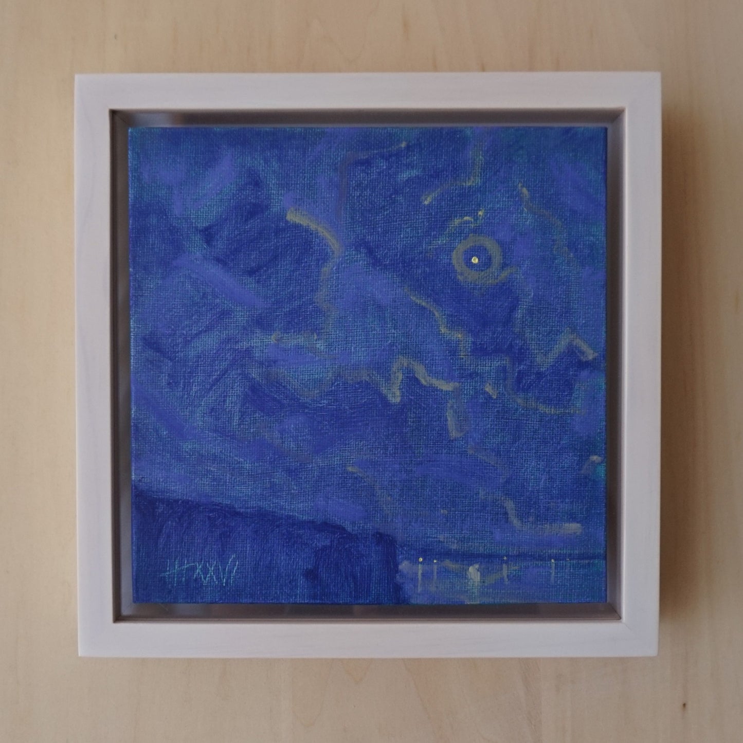 Stardust 18x18cm / Oil painting on canvas panel
