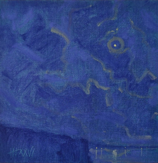 Stardust 18x18cm / Oil painting on canvas panel