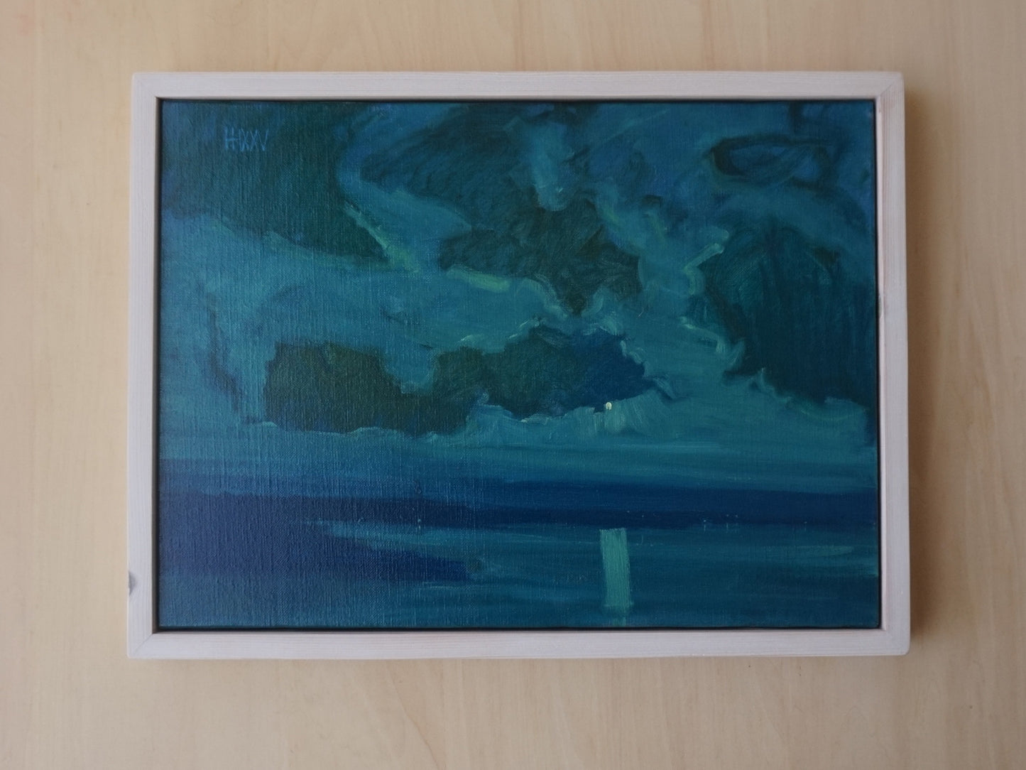 Moonlit 44x35cm / Oil painting on canvas
