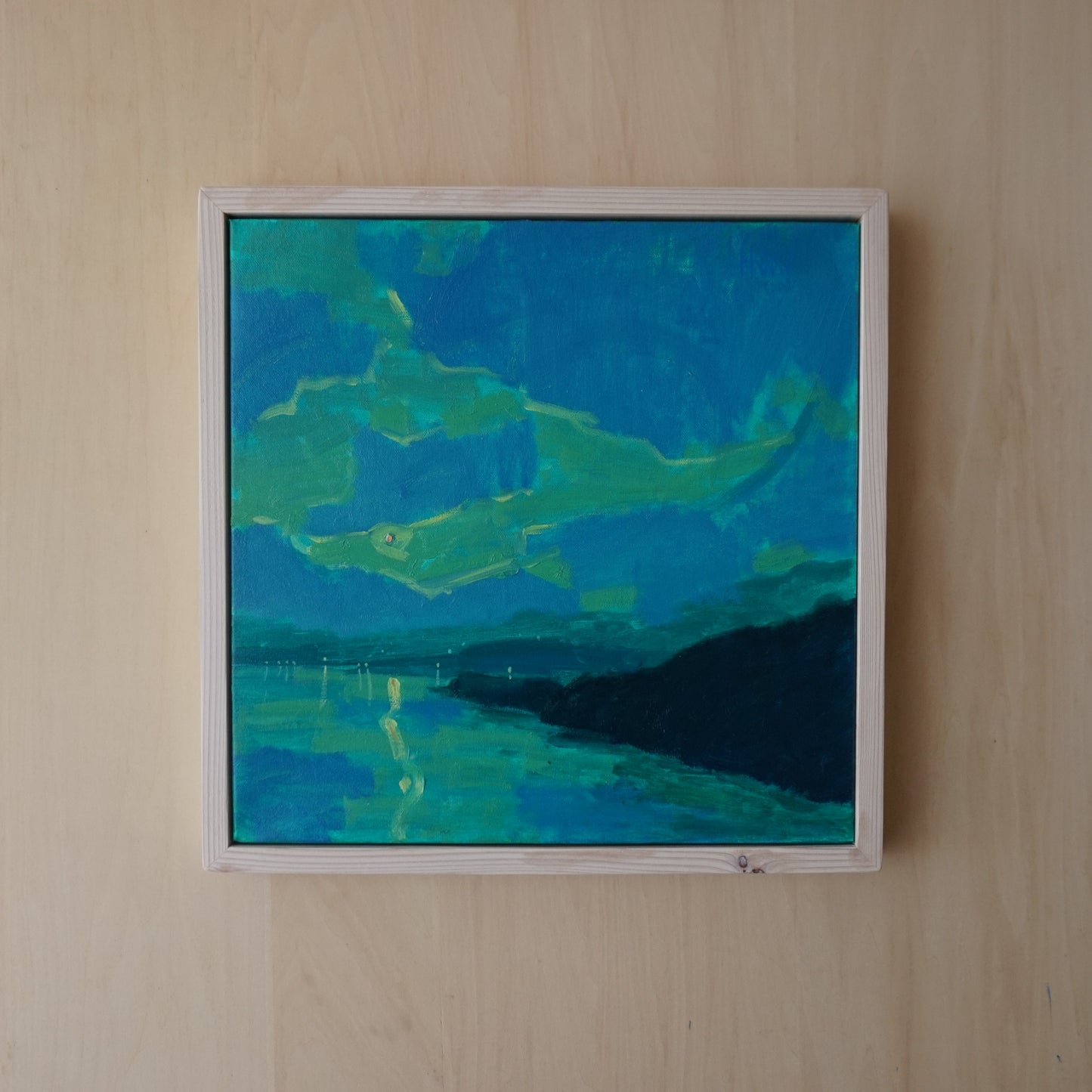 Building Blocks 37x37cm / Oil painting on canvas