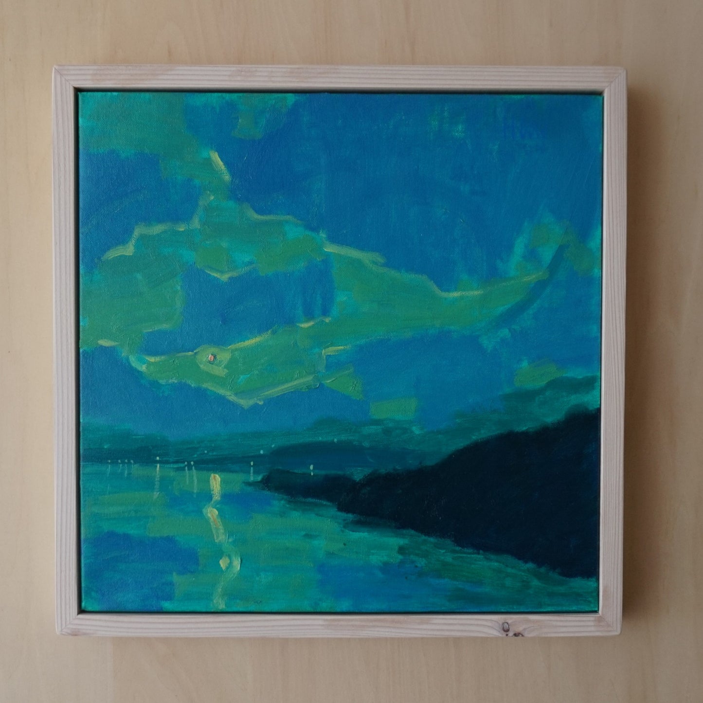 Building Blocks 37x37cm / Oil painting on canvas