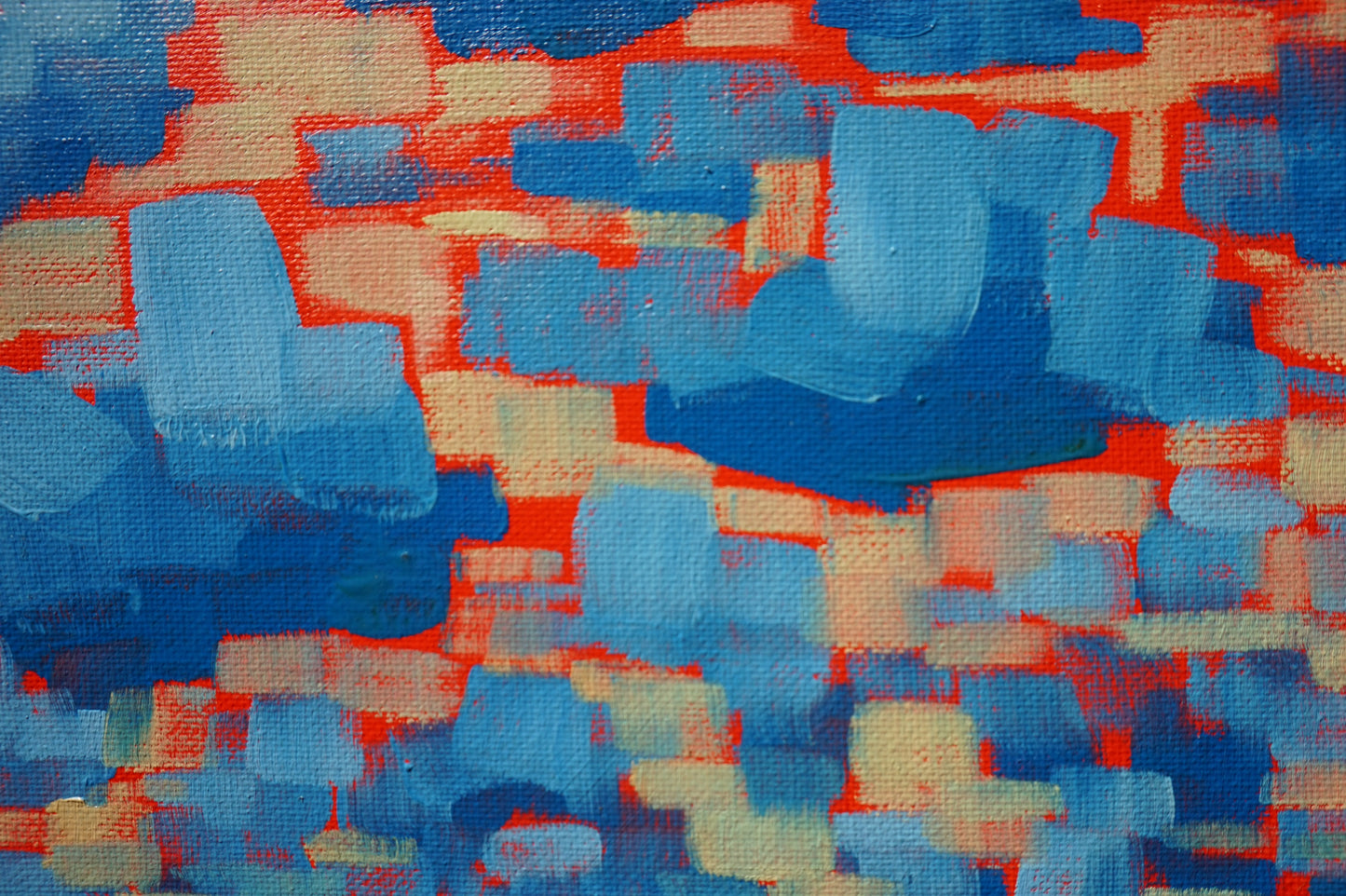 Broken sundown- 20x25.5cm / Oil painting on canvas panel
