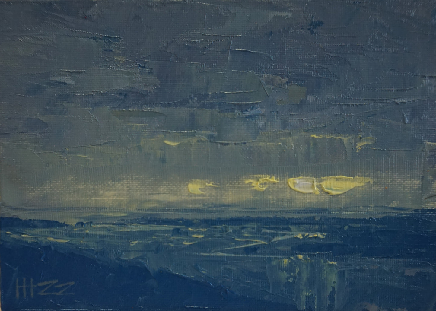 Prevailing sunlight  18x13cm / Oil painting on canvas panel